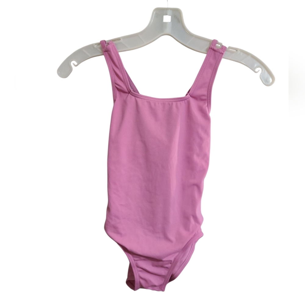 BALERA Pink Strappy Dance Leotard 7/8
